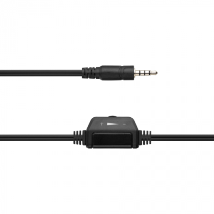 Casti cu microfon Canyon HSC-1, 3.5mm jack, Black