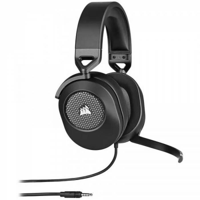 Casti cu microfon Corsair HS65 Surround, Carbon