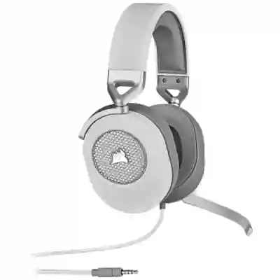 Casti cu microfon Corsair HS65 Surround, White