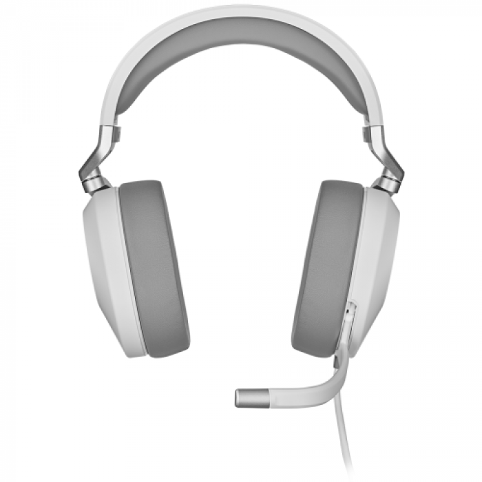 Casti cu microfon Corsair HS65 Surround, White