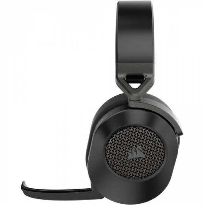 Casti cu microfon Corsair HS65, USB Wireless/Bluetooth, Carbon