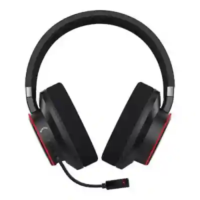 Casti cu microfon Creative Sound BlasterX H6, USB-A/3.5mm jack, Black-Red