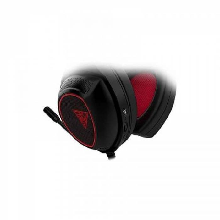 Casti cu microfon Gamdias Eros E2, 3.5mm jack, Black-Red