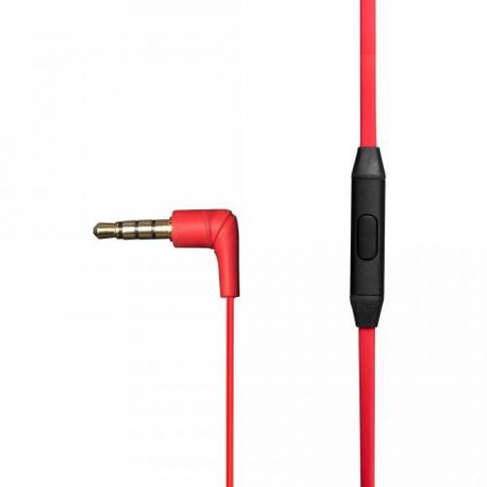 Casti cu microfon HP HyperX Cloud Earbuds, 3.5mm jack, Black-Red