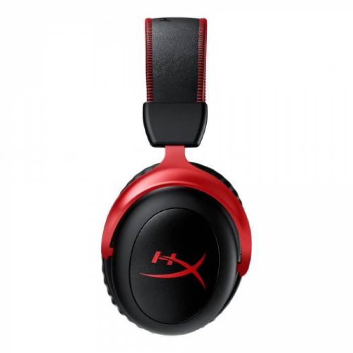 Casti cu microfon HP HyperX Cloud II, USB Wireless, Black-Red