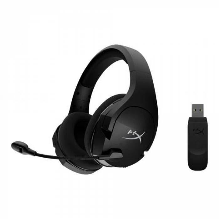 Casti cu microfon HP HyperX Cloud Stinger Wireless, USB Wireless, Black