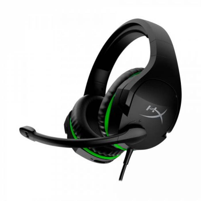 Casti cu microfon HP HyperX Stinger XBOX, 3.5mm jack, Black-Green