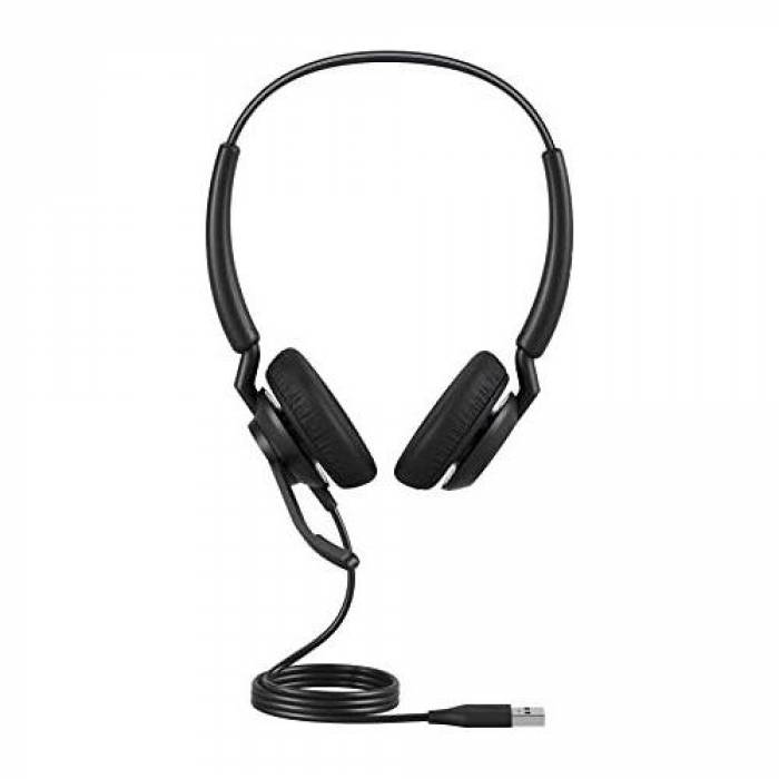 Casti cu microfon Jabra Engage 40 UC Stereo, USB-A, Black