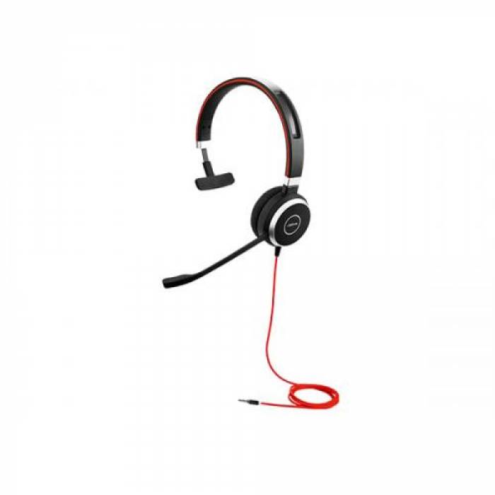 Casti cu microfon Jabra Evolve 40 UC Mono, 3.5mm jack, Black