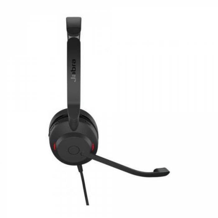 Casti cu microfon Jabra Evolve2 30 UC Stereo, USB-A, Black