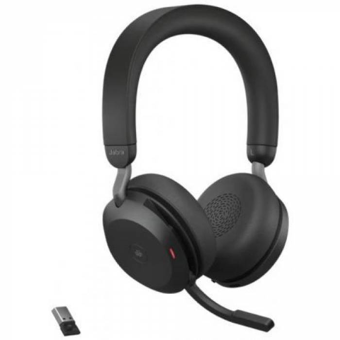 Casti cu microfon Jabra Evolve2 75 Microsoft Teams, Bluetooth, Black