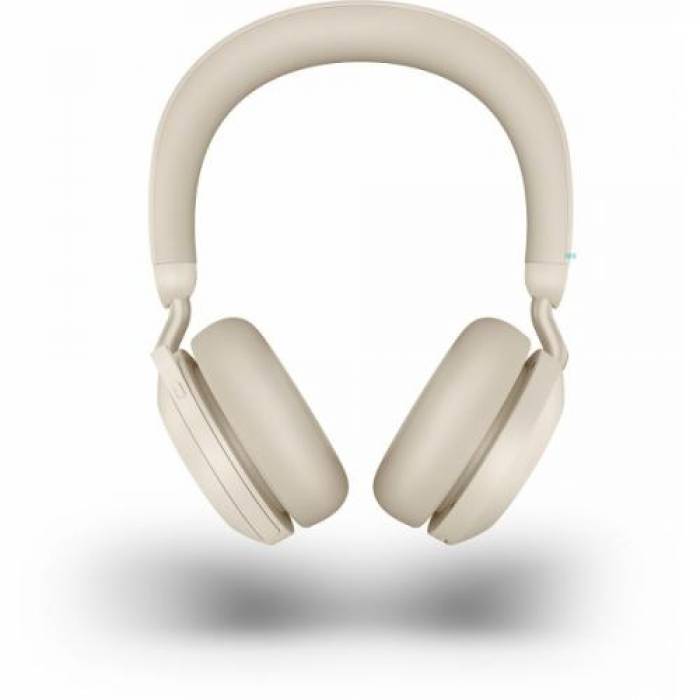 Casti cu microfon Jabra Evolve2 75 UC, Bluetooth, Beige