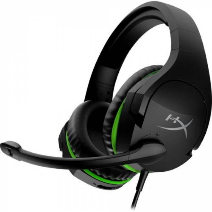 Casti cu microfon Kingston HyperX Cloud Stinger Xbox, 3.5mm jack, Black-Green