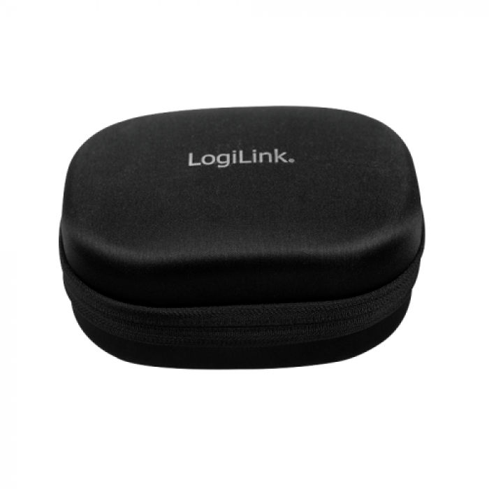 Casti cu microfon Logilink BT0053, Bluetooth/3.5mm jack, Black
