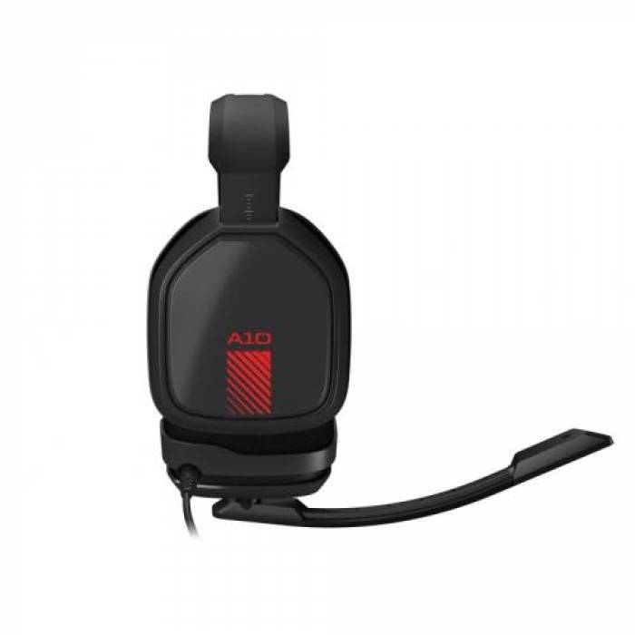 Casti cu microfon Logitech ASTRO A10, 3.5mm jack, Grey-Red