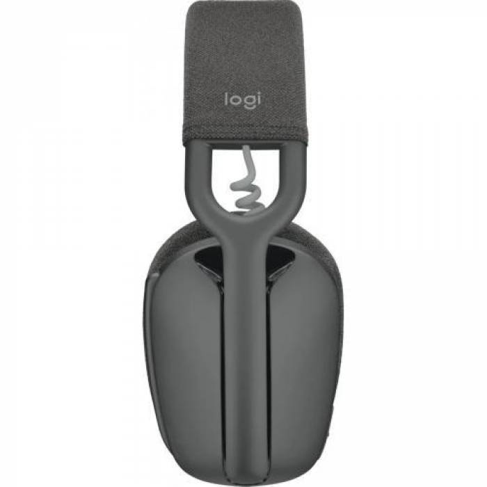 Casti cu microfon Logitech Zone Vibe, Bluetooth, Graphite