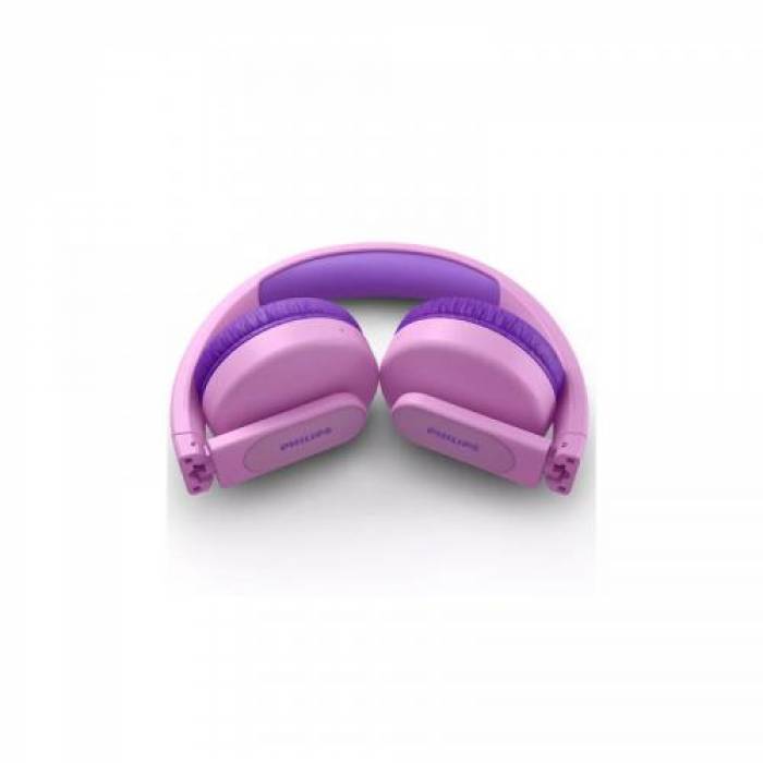 Casti cu microfon Philips TAK4206PK, Bluetooth, Pink