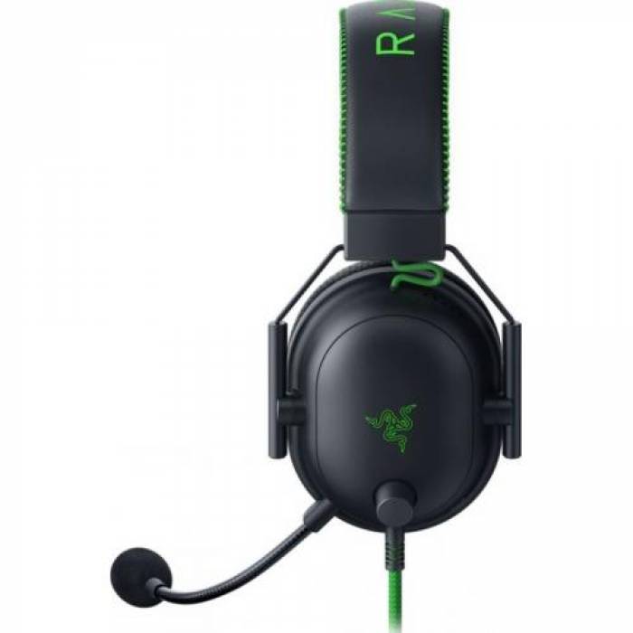 Casti cu microfon Razer BlackShark V2, Black-Green