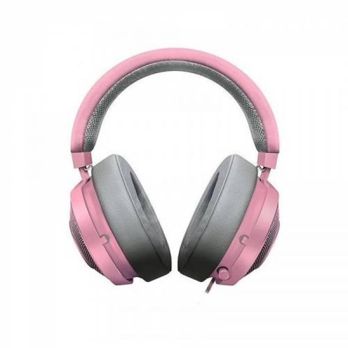 Casti cu microfon Razer Kraken Quartz Edition, Quartz Pink