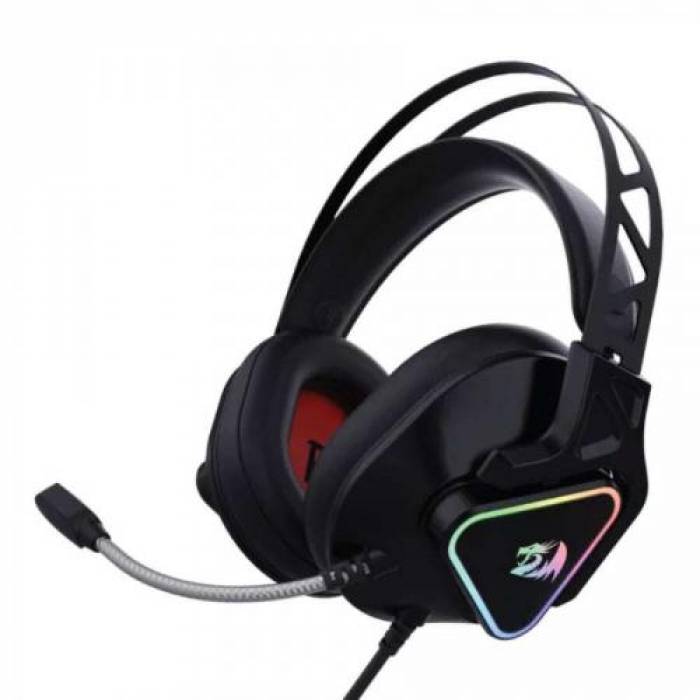 Casti cu microfon Redragon Cadmus RGB, Black