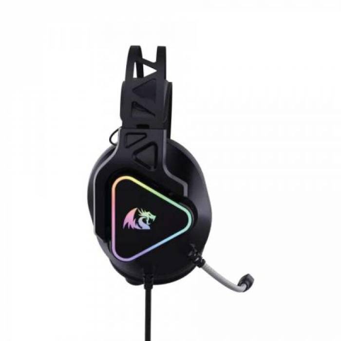 Casti cu microfon Redragon Cadmus RGB, Black