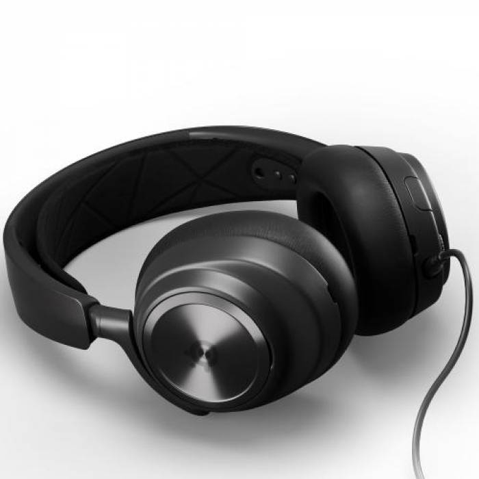 Casti cu microfon SteelSeries Arctis Nova Pro, USB/3.5mm jack, Black