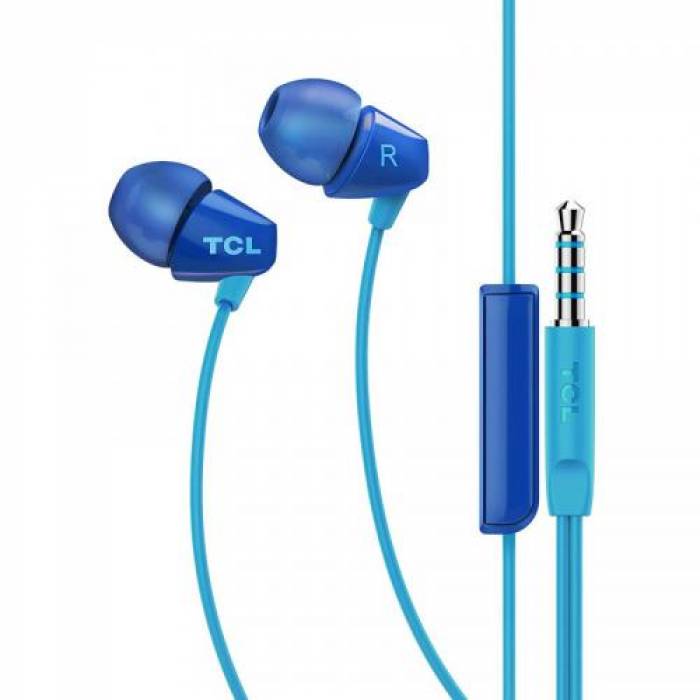 Casti cu microfon TCL SOCL100, Blue