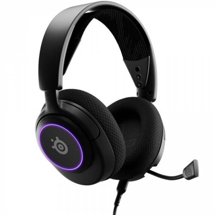 Casti SteelSeries Arctis Nova 3, Black