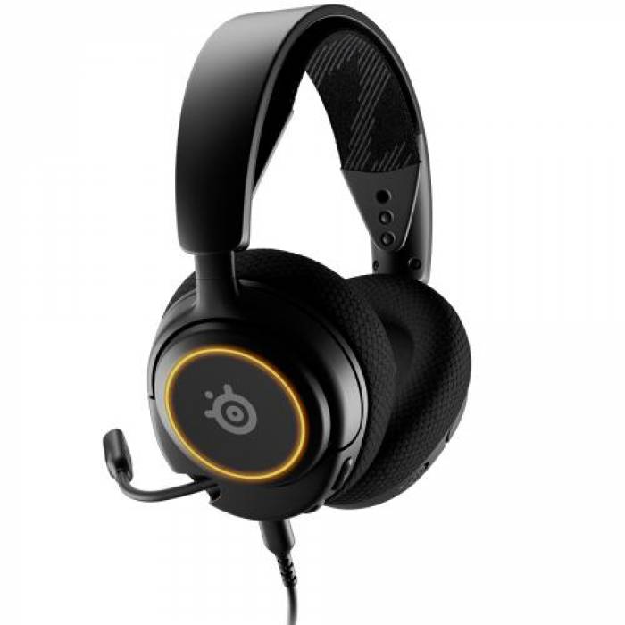 Casti SteelSeries Arctis Nova 3, Black