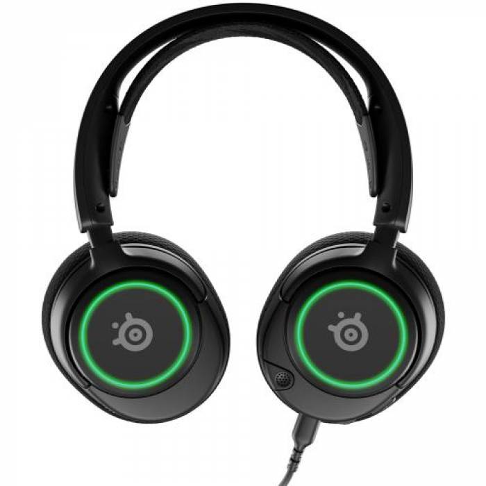 Casti SteelSeries Arctis Nova 3, Black