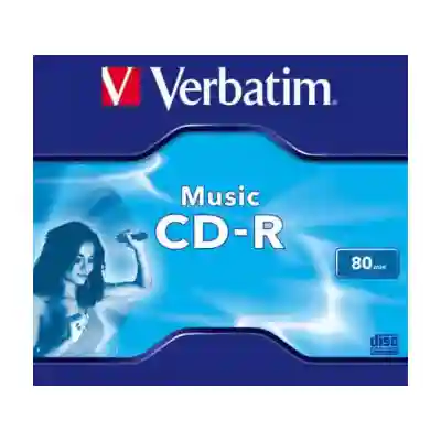 CD-R Verbatim 16x, 80min, 1buc, Jewel case