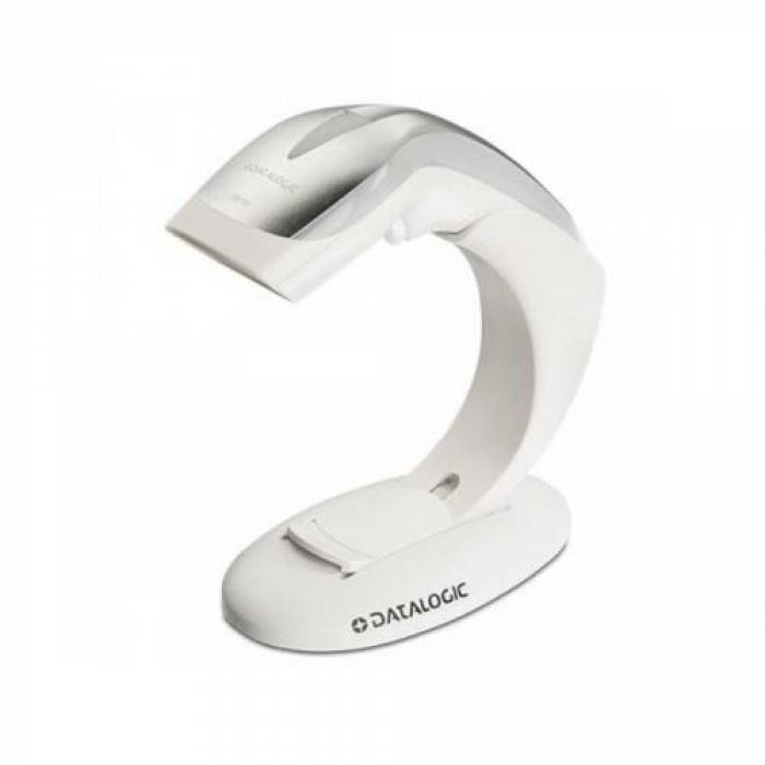 Cititor coduri de bare Datalogic Heron HD3130, USB, Stand, White