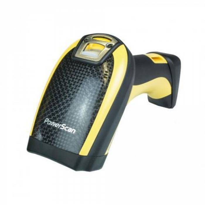 Cititor coduri de bare Datalogic PowerScan PBT9501-HPRBK10EU, 2D, Bluetooth, USB, RS232, Black-Yellow