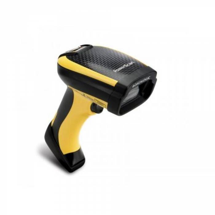 Cititor coduri de bare Datalogic PowerScan PD9130, 1D, Black-Yellow