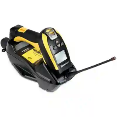 Cititor coduri de bare Datalogic PowerScan PM9100-DK910RB, 1D, 433MHz, USB, RS232, Black-Yellow