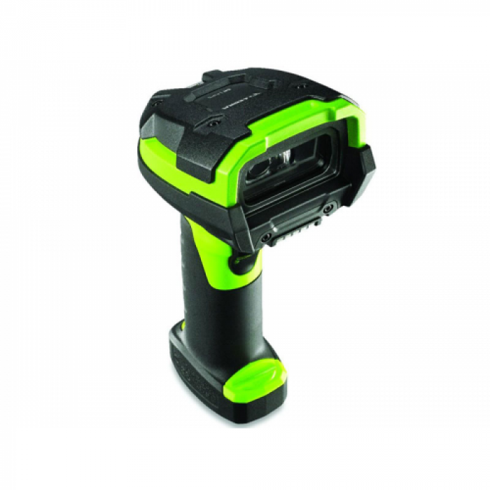 Cititor coduri de bare Zebra DS3678-DP, 2D, Bluetooth, Cradle, Black-Green