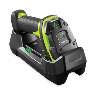 Cititor coduri de bare Zebra DS3678-HP, 2D, Bluetooth, Cradle, Black-Green