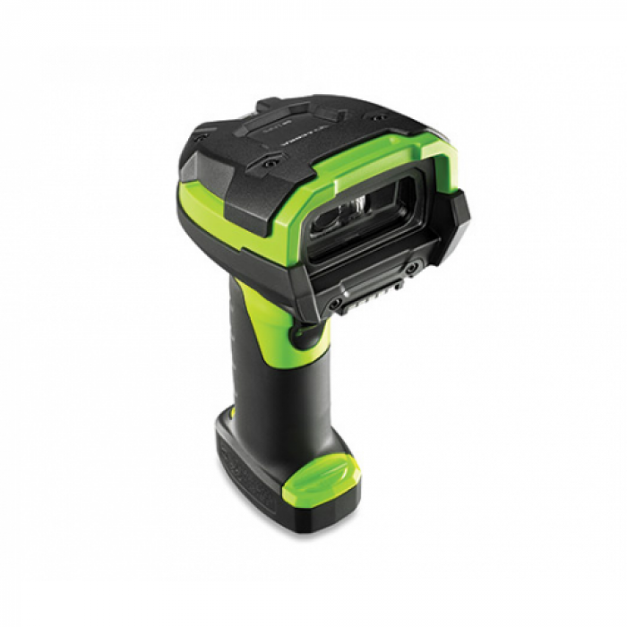 Cititor coduri de bare Zebra LI3608-ER, 1D, Bluetooth, Black-Green