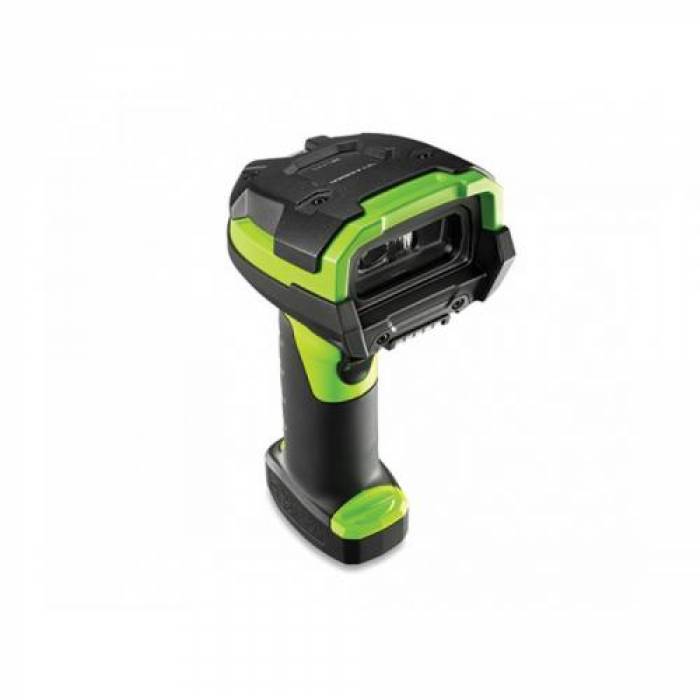 Cititor coduri de bare Zebra LI3678-SR, 1D, Bluetooth, Black-Green