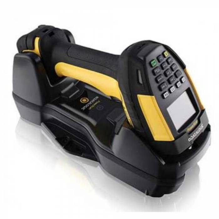 Cititor de coduri de bare Datalogic PowerScan PM9600-HP PM9600-DKHP910RK10, 2D, 910MHz, Black-Yellow