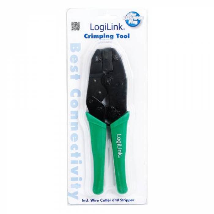 Cleste de sertizare Logilink WZ0013, Green