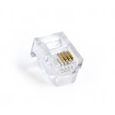 Conector modular Gembird pentru telefon, 15u, 100buc