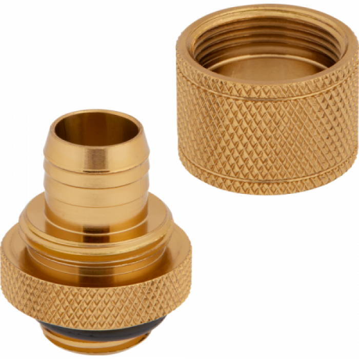 Conectori watercooling Corsair Hydro X Series XF Compression 10/13mm Four Pack, Gold