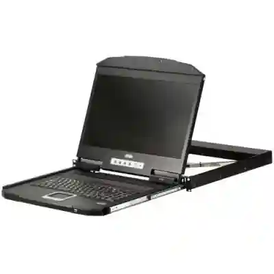 Consola KVM Aten CL3100NX-ATA-AG, 18.5inch, 1x VGA, Black