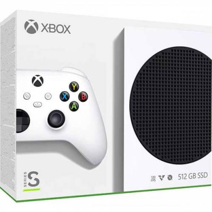 Consola Microsoft Xbox Series S, 512GB, White