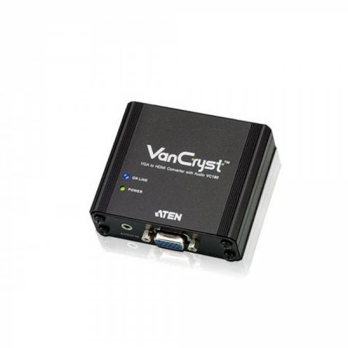 Convertor Aten VC180 VGA & 3.5mm la HDMI