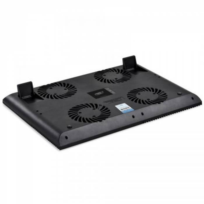 Cooler Pad Deepcool Multi Core X8 pentru laptop de 17inch, Black