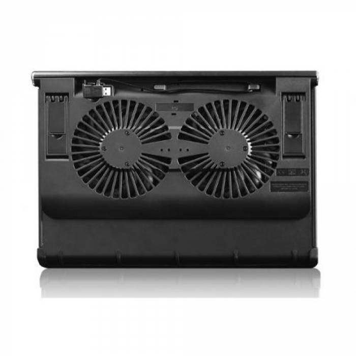 Cooler Pad Deepcool N65 pentru Laptop de 17inch, Black