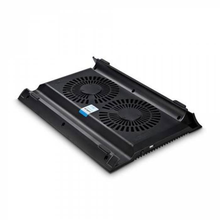 Cooler Pad Deepcool N8 pentru laptop de 17inch, Black