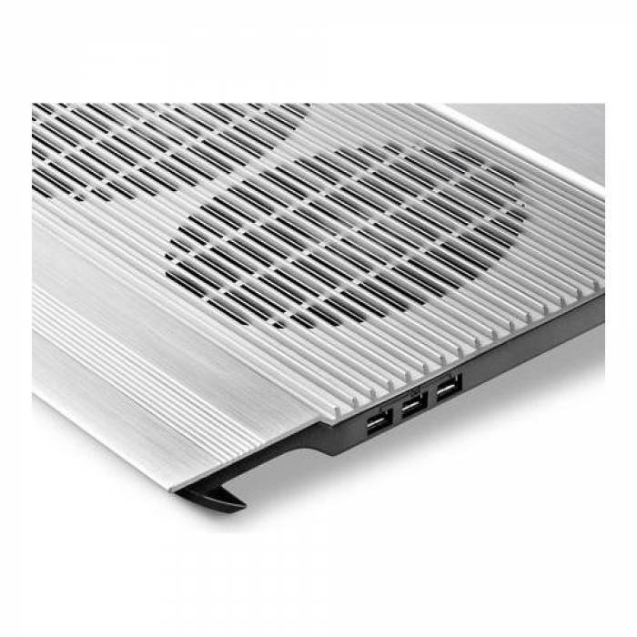 Cooler Pad Deepcool N8 pentru laptop de 17inch, Silver